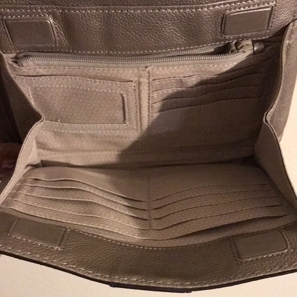 Brighton Gray Studded Crossbody Bag - Picture 3 of 7